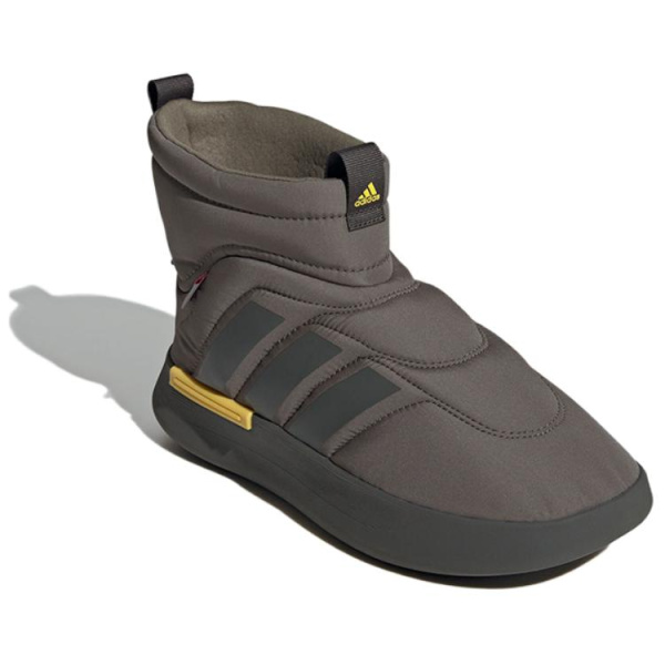 Adidas Adipuff Slip Resistant Abrasion Resistant High Top Casual Unisex Layered Olive Green Adidas Adipuff Противоскользящий устойчивый к истиранию высокий топ повседневный унисекс многослойный оливково-зеленый