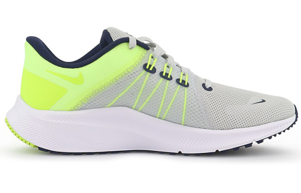 Nike Quest 4 Low Топ Тренировочные Беговые Кроссовки Мужские Серый Зеленый