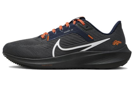 Nike Air Zoom Pegasus 40 Устойчивые к истиранию амортизаторы Низкий топ Беговые кроссовки Мужские Серый Оранжевый