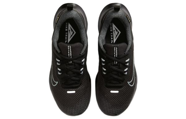 Nike Juniper Trail 2 Водонепроницаемый Низкий Топ Trail Беговые кроссовки Женские Черный