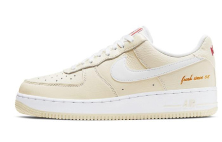 Nike Air FORCE 1 Low Топ Скейтборд Кроссовки Унисекс Экрю