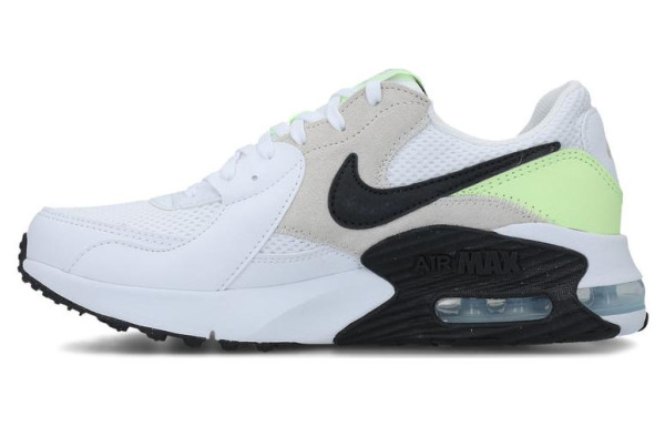 Nike Air Max Excee Low Топ Марафон Беговые кроссовки Женские Черный Белый Зеленый