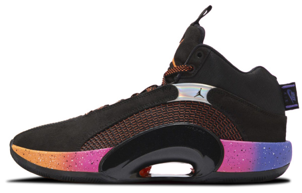 Jordan Air Джордан 35 PF 'Sunset' Support MID Баскетбольные кроссовки для игры Unisex Sunset Orange Black