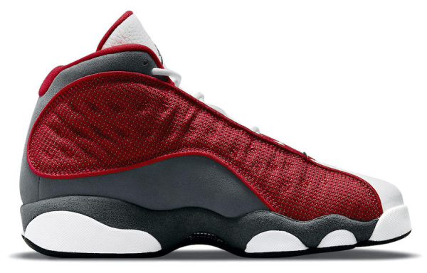 Jordan Air Jordan 13 Retro 'Flint' High Top Винтажные баскетбольные кроссовки Мужской Серый Белый Красный