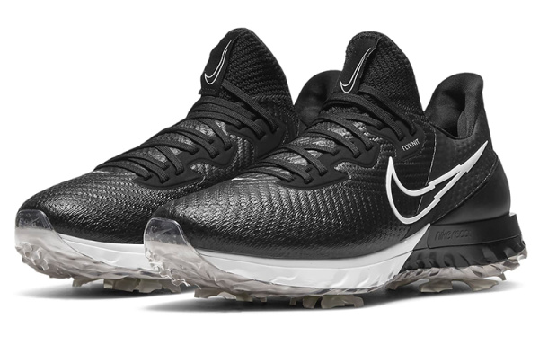 Nike Air Zoom Infinity Shock Absorbers Slip-resistant Low Golf Shoes Unisex Black White Найк Эйр Зум Инфинити Шок Абсорберз Слип-Резистент Низкие Туфли для гольфа Унисекс Черный Белый