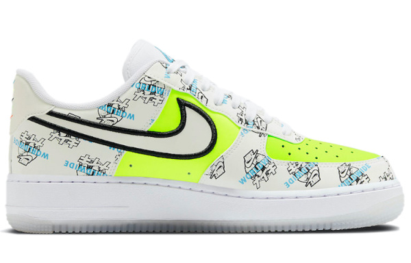 Nike Air FORCE 1 Кроссовки для скейтбординга Низкие Кроссовки Унисекс