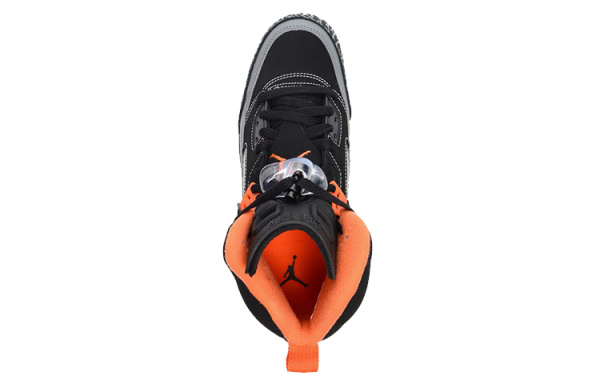 Джордан Spizike Air Non Slip Легкий MID Топ Винтажные баскетбольные кроссовки Женские Черный Оранжевый Серый