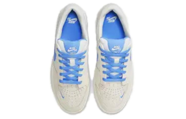 Nike SB Force 58 Low Топ Скейтборд Кроссовки Унисекс Белый Синий