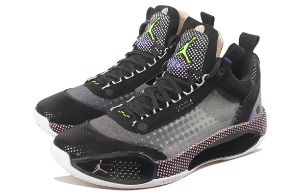 Jordan Air Джордан 34 Low PF Low Топ Баскетбольные кроссовки для игры Мужской Черный