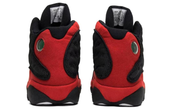 Jordan Air Jordan 13 Ретро Темно-красный цвет Амортизаторы Нижняя юбка Резистентный Высокий Топ Винтажные баскетбольные кроссовки Мужской Черно-красный
