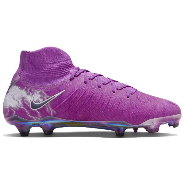 Nike Phantom Luna Elite FG Твердый грунт Противоскользящие Устойчивые к истиранию Футбольные бутсы Женские Фиолетовый
