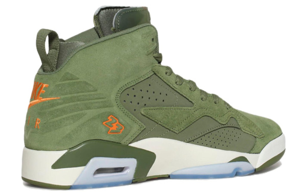 Jordan Jumpman MVP Амортизация Износостойкие Высокие Баскетбольные Кроссовки Мужские Зеленые