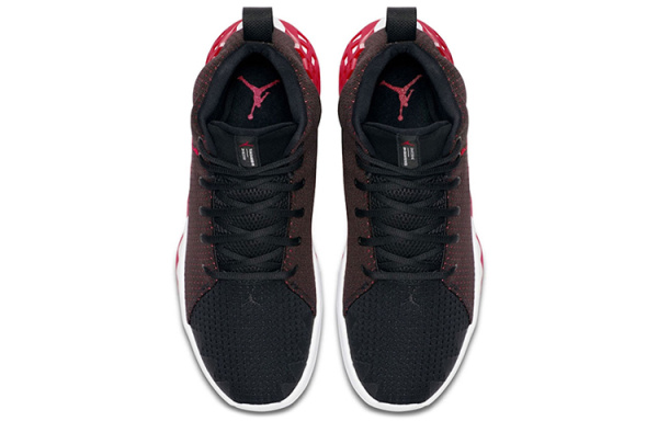Jordan Jumpman Diamond MID Non Slip Легкий MID Баскетбольные кроссовки Мужской Черный Красный