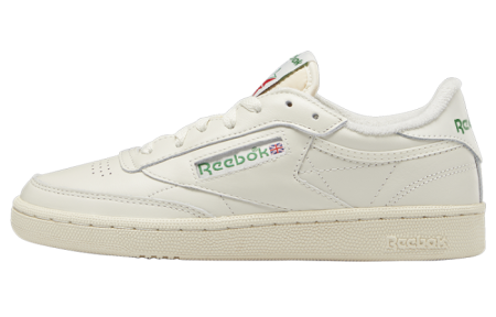 reebok Кроссовки для скейтбординга, низкие, бежево-зеленые, женские