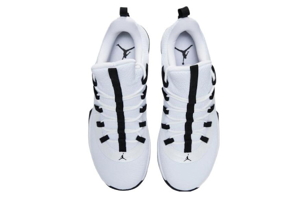 Джордан Ultra Fly 2 Slip-on Устойчивый к истиранию Низкий Топ Винтажные баскетбольные кроссовки Мужской Белый Черный