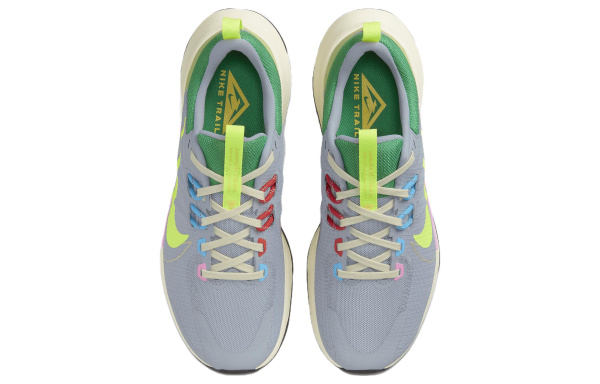Nike Juniper Trail 2 Slip-on Устойчивый к истиранию и царапинам Легкий Низкий Топ Беговые кроссовки Женские Серый Зеленый