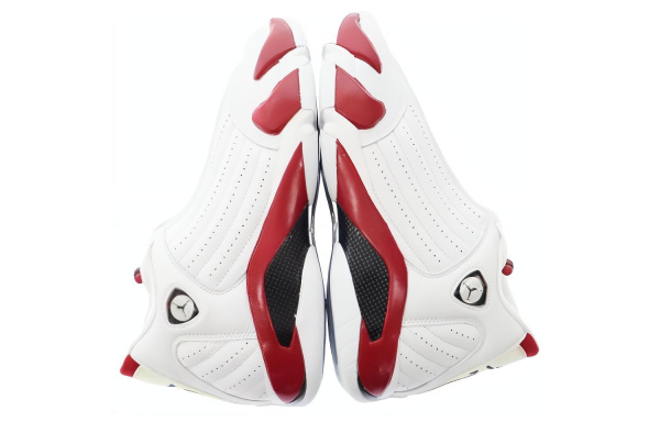 Jordan Air Jordan 14 Ретро Конфетный Трость MID Топ Винтажные баскетбольные кроссовки Мужской Белый Красный 2006