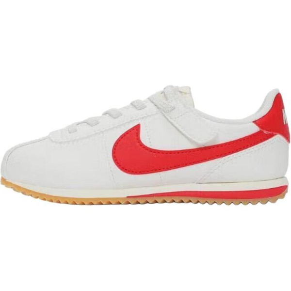 Nike Cortez EasyOn Детская Повседневная Обувь Низкий Верх Белый Красный Для Дошкольников