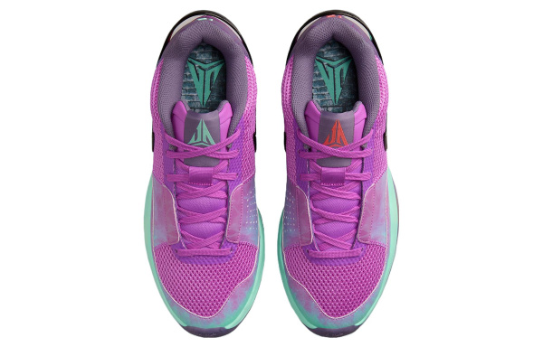 Nike Ja 1 'XMAS' Рождество Низкие Баскетбольные Кроссовки Мужские Фиолетовые Черные Международная Версия