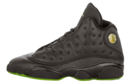 Jordan Air Jordan 13 Ретро Altitudes2005 Высокие Топы Винтажные Баскетбольные Кроссовки Мужские Черные Зеленые