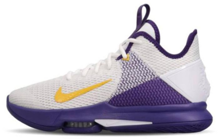Nike Witness 4 LeBron EP MID Топ Баскетбольные кроссовки Мужской Фиолетовый