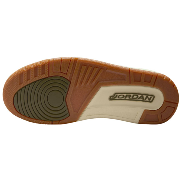 Джордан Legacy 312 Slip-on Устойчивый к истиранию Низкий Топ Винтажные Баскетбольные Кроссовки Унисекс Белый Зеленый