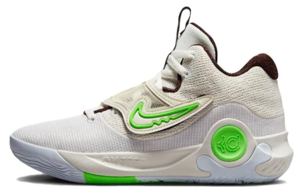 Nike KD Trey 5 X Амортизация Износостойкий MID Топ Баскетбольные кроссовки Мужской Белый