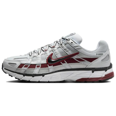 Nike P 6000 Slip-Resistant Abrasion-Resistant Low-Top Беговые кроссовки Мужские Светло-Серый