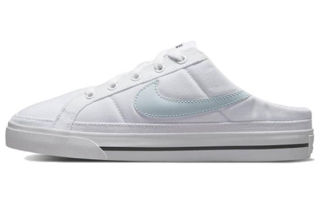 Nike Court Legacy Slip Resistant Abrasion Resistant Легкий Низкий Топ Кроссовки для скейтбординга Женские Белые Синие