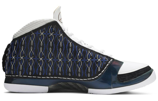 Jordan Air Jordan 23 Motorsports Wizards Non Slip Легкий MID Топ Винтажные баскетбольные кроссовки Мужской Синий