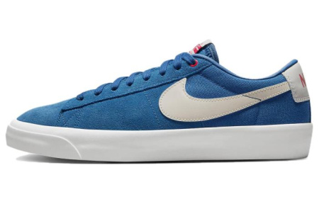 Nike Blazer Low Топ Скейтборд Кроссовки Унисекс Синий