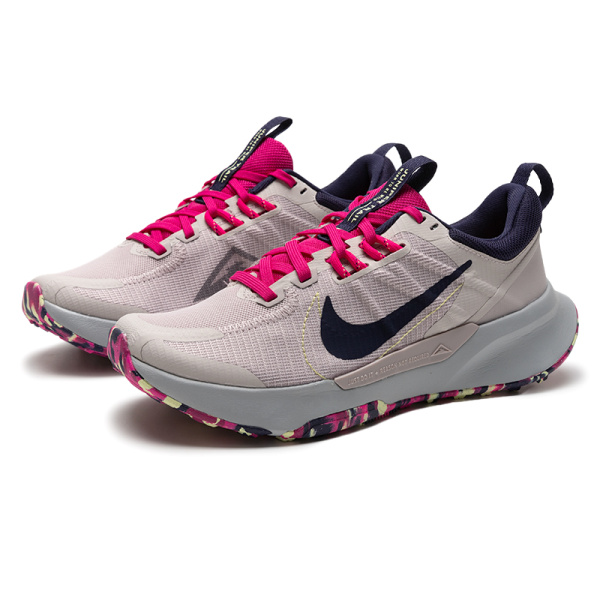 Nike Juniper Trail 2 Low Топ Беговые кроссовки Женские Розовый Черный Серый