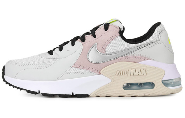 Nike Air Max Excee Low Топ Air Cushion Повседневные Беговые Кроссовки Женские Серый Розовый
