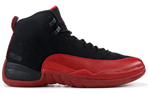 Jordan Air Джордан 12 Ретро Flu Game Non Slip Легкий Высокий Топ Винтажные баскетбольные кроссовки Мужской Черный Красный 2009 Edition