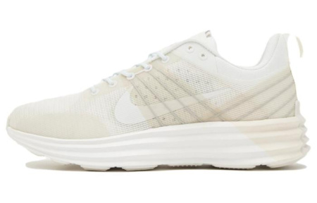 Nike Lunar Roam Abrasion Resistant Низкий Топ Повседневные Беговые кроссовки Мужские Экрю