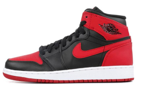 Jordan Air Jordan 1 Детские баскетбольные кроссовки Высокие Топы для школьного возраста