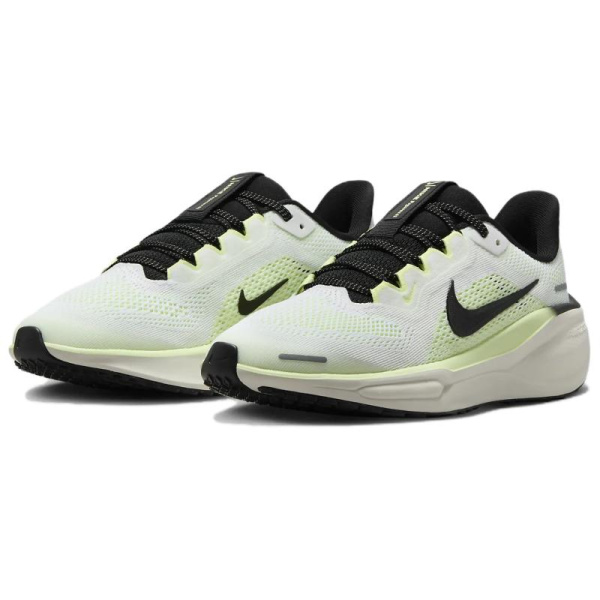 Nike Pegasus 41 Детские беговые кроссовки Низкий топ Белый/Зеленый Kids