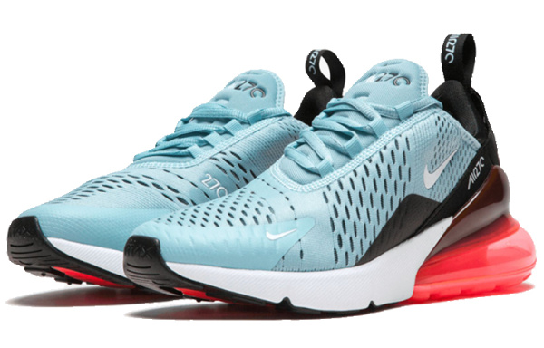 Nike Air Max 270 Low Беговые кроссовки Женские Черный Синий Красный