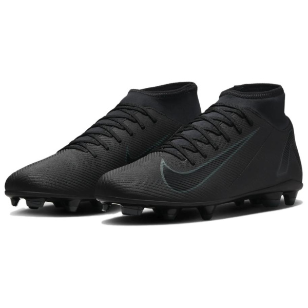 Nike Mercurial Superfly 10 MG MULTI Ground Slip-resistant Abrasion-resistant Football Cleats Unisex Black Найк Меркуриал Суперфлай 10 MG MULTI Ground Противоскользящие Устойчивые к истиранию Футбольные бутсы Унисекс Черный