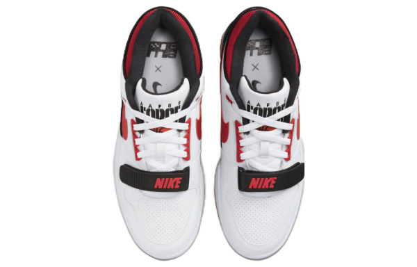 Billie Eilish x Nike Air ALPHA FORCE 88 MID Топ Скейтборд Кроссовки Унисекс Белый Красный