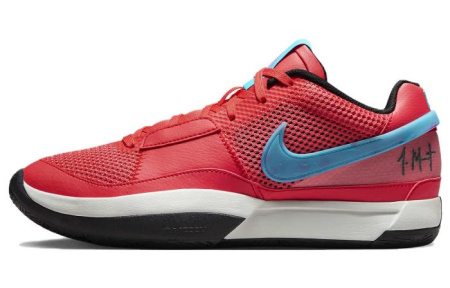 Nike Ja 1 Low Топ Баскетбольные кроссовки Мужской Красный синий