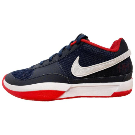 Nike Ja 1 Low Топ Баскетбольные кроссовки Мужской Синий Белый Красный