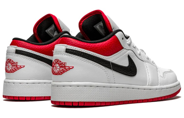 Jordan Air Jordan 1 Low 'Чикаго' Low Топ Винтажные баскетбольные кроссовки Мужской Белый и красный