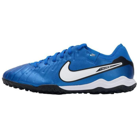 Nike Tiempo Legend 10 TF Шипы Slip-resistant Abrasion-resistant Футбольные бутсы Мужской Синий