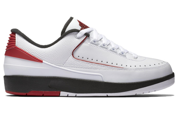 Jordan Air Jordan 2 Retro Low Chicago 2016 Low Top Винтажные баскетбольные кроссовки Мужские Черные Красные