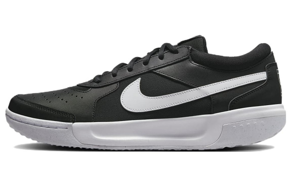 Nike Court Lite 3 Zoom Court Lite 3 Амортизация Дышащий Устойчивый к истиранию Низкий Топ Кроссовки для тенниса Мужской Черный Белый