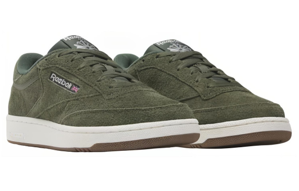 reebok Club C Series Кроссовки для скейтбординга Низкие Зеленые Мужские