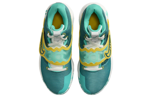 Nike KD Trey 5 X Цвет KD EP Амортизация Износостойкий MID Топ Баскетбольные кроссовки Мужской Зеленый