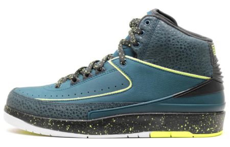 Jordan Air Джордан 2 Ретро Nightshade Non Slip Легкий MID Топ Винтажные баскетбольные кроссовки Мужской Яшмовый