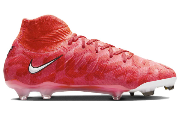 Nike Phantom Luna Elite FG Твердый грунт Искусственный шип Универсальная сцепность Футбольные бутсы Унисекс Красный